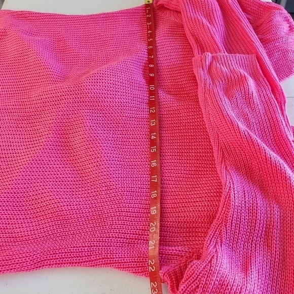 Almost Famous Pink Sweater Size 3X Knot Twist Detail Coquette Balletcore NEW - Picture 10 of 16